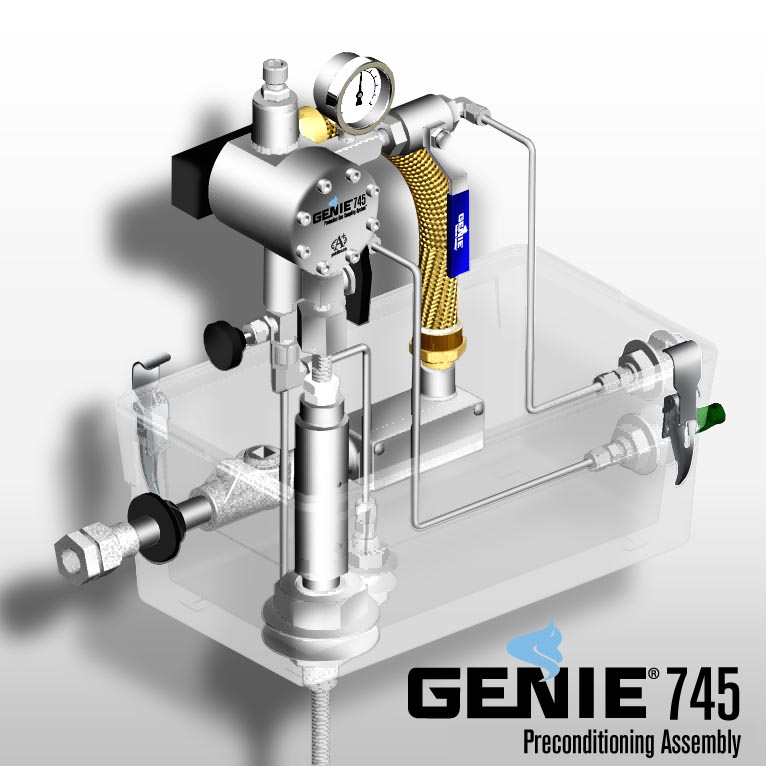 Genie 745 | Ensamblaje para el pre-acondicionamiento de muestras